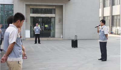 彩晶事业部起劲响应招呼，，，召开全事业部“清静活动月”发动大会